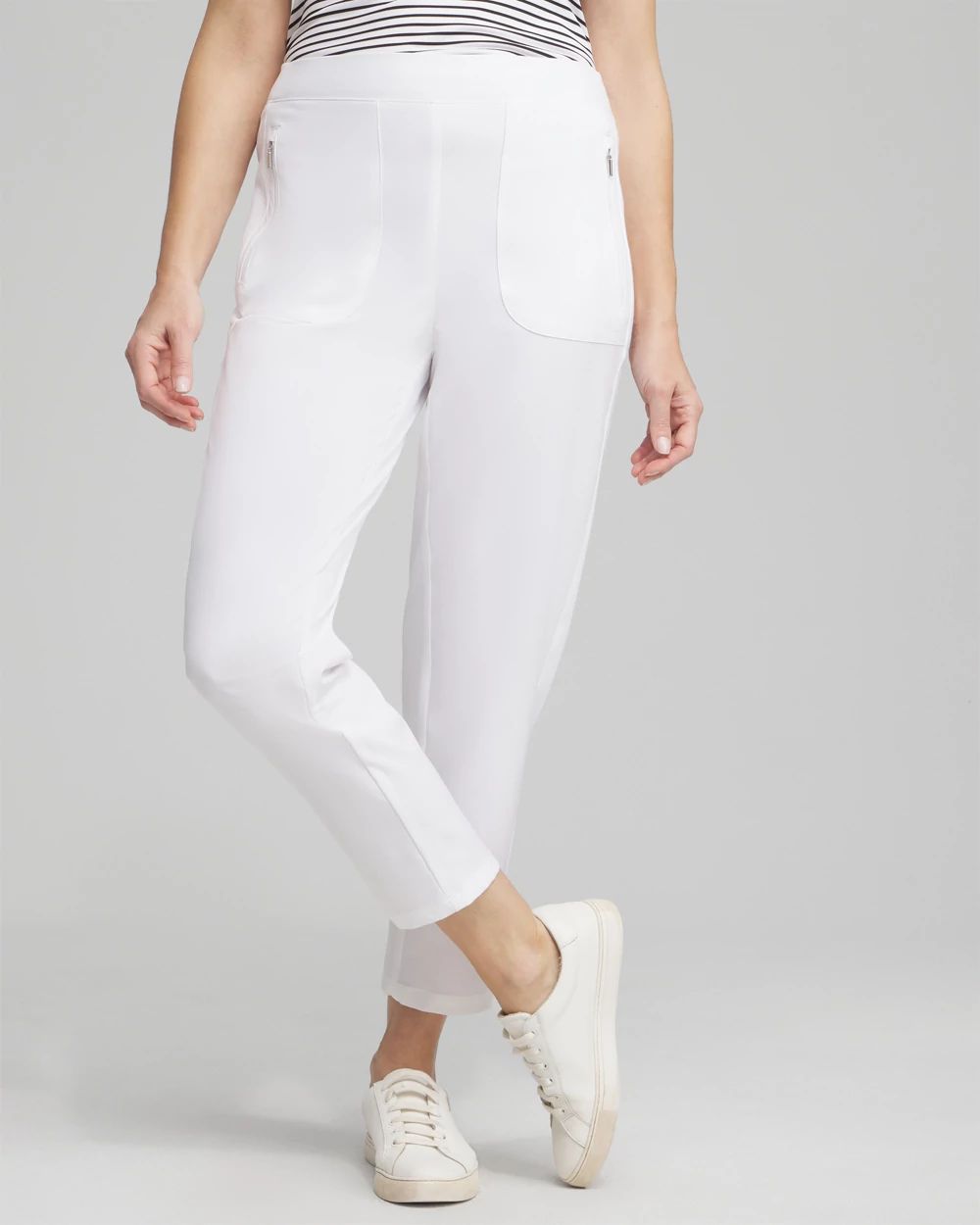 Zenergy® UPF Ribbed Side Ankle Pants | Chico's